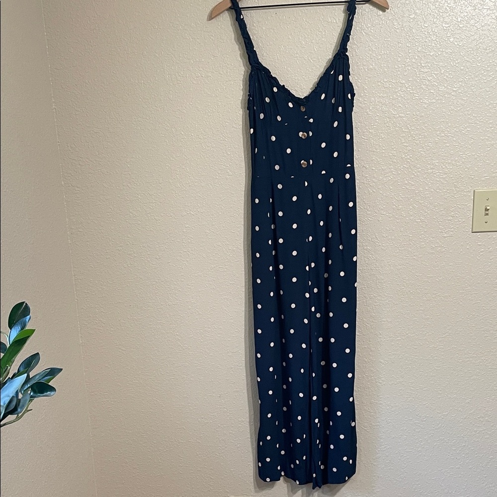 Faithfull the Brand Blue and White Jumpsuit - Picture 3 of 11